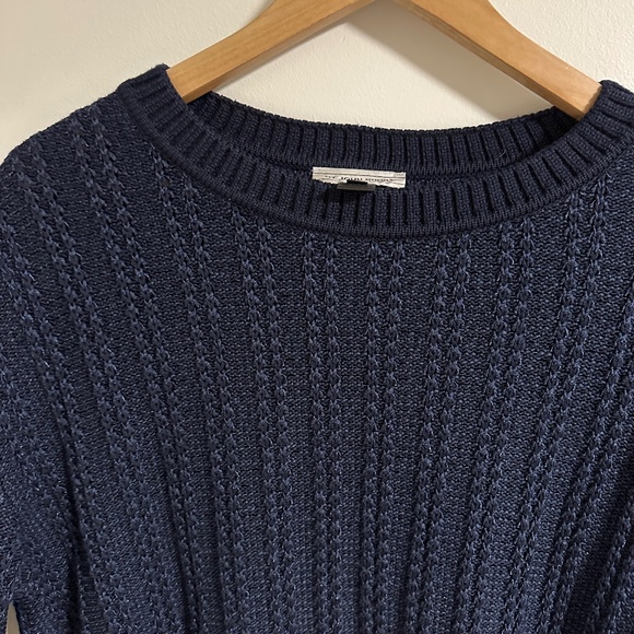 St John Sport | Women’s Crew Neck Knit Sweater Navy Blue Size Large - Picture 6 of 13